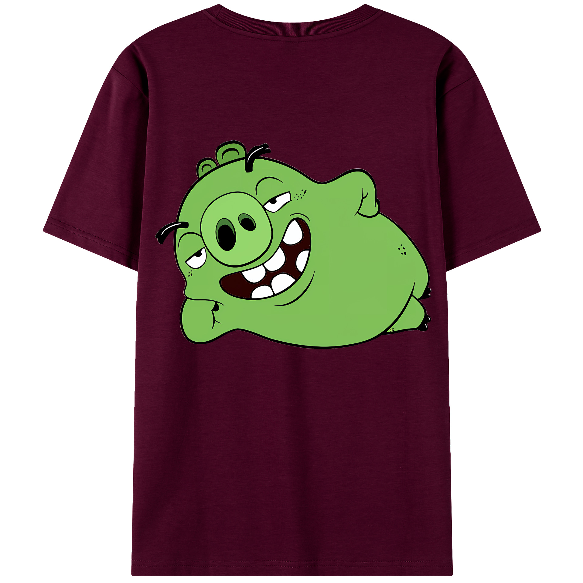 （画像用） Angry Birds アングリーバード レディース半袖Tシャツ(バックプリント)